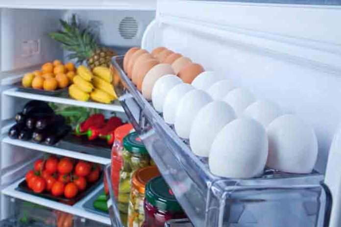 Egg in fridge