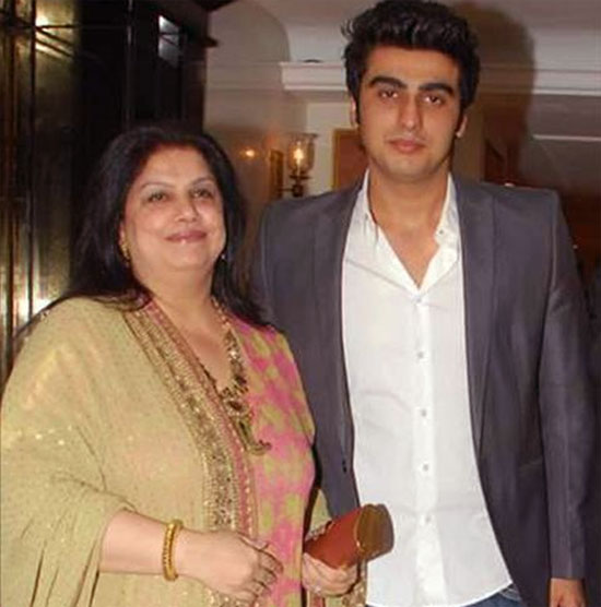 Arjun kapoor with mother