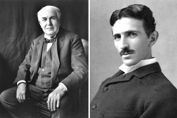 thomas edison and nikola tesla