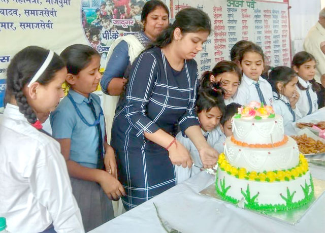 The happiness of the children