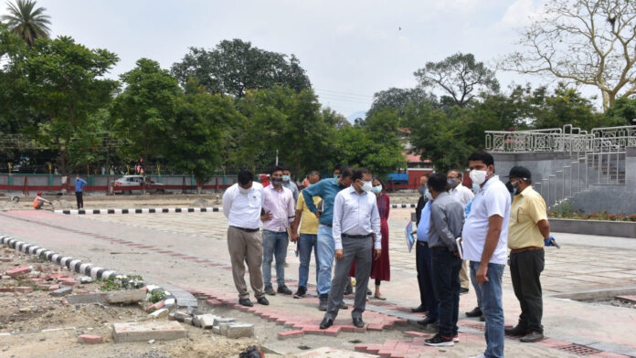 CEO of Smart City inspects parade ground work