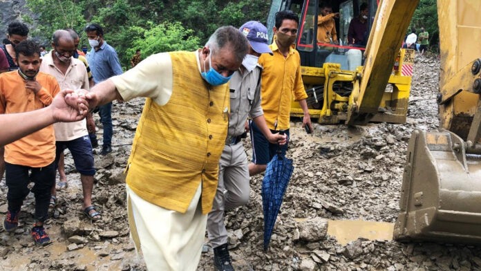 Landslides in Maldevta