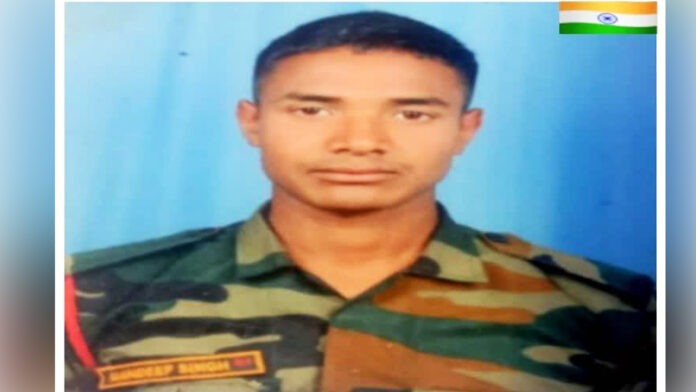 Martyred Mandeep singh negi