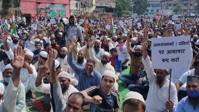 Muslim community took out public anger rally against atrocities