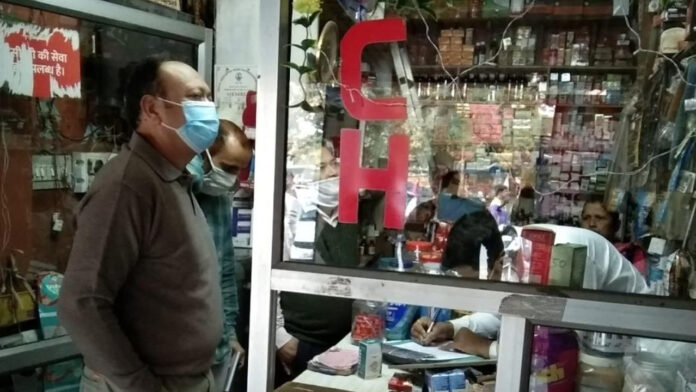 Health department team raided medical stores