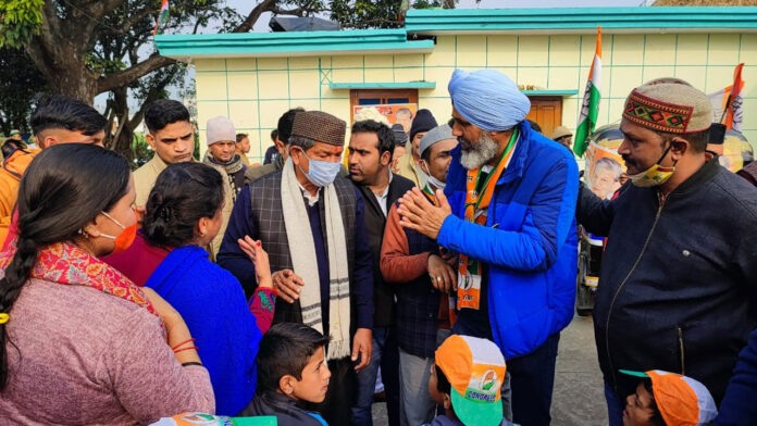 Harish Rawat did public relations in Lalkuan area