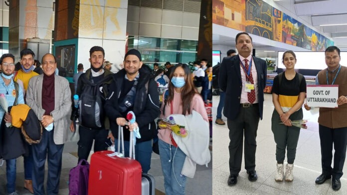 32 students who have returned safely from Ukraine