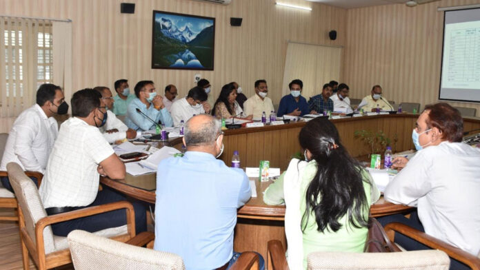 Additional Chief Secretary reviewed the Rural Development Department