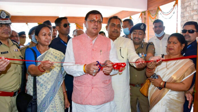CM Dhami inaugurated administrative building of IRB