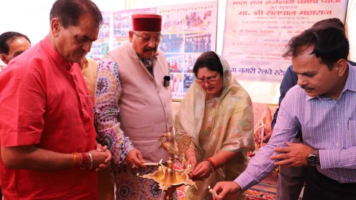 Maharaj inaugurated Mata Rajarajeshwari Dharmarth pyau