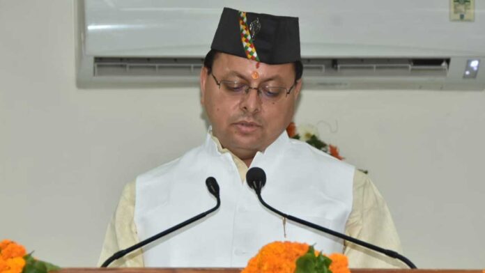 CM Pushkar Singh Dhami took oath