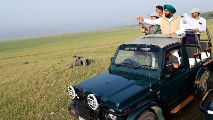 Governor visits Corbett Tiger Reserve