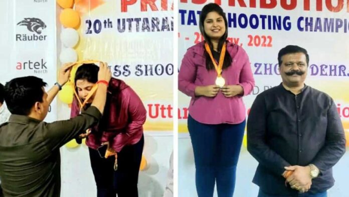 Trishala Malik won gold medal in shooting