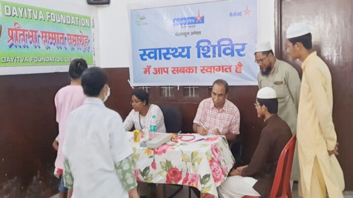 Hundreds took advantage of the free health camp