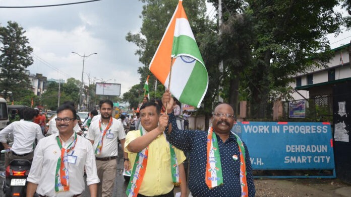 Allen Dehradun took out Tiranga Yatra