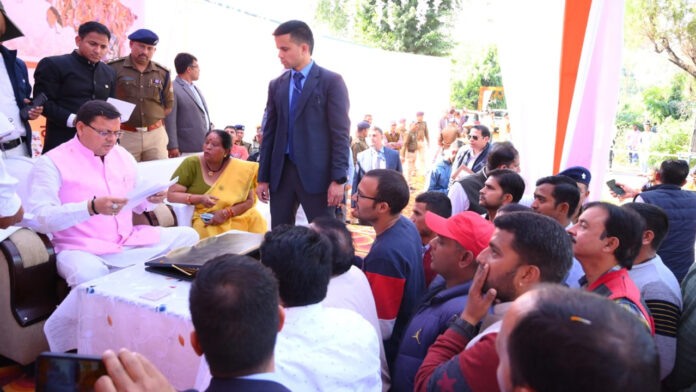 CM listened to the problems through public dialogue