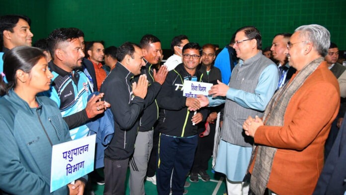 CM inaugurated inter-departmental badminton competition