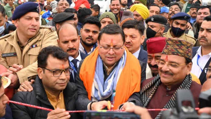 CM Dhami inaugurated schemes worth Rs 306 crore