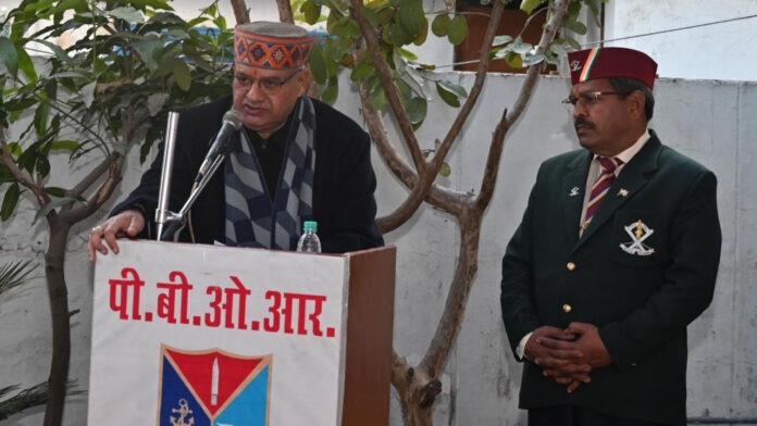 Ex-Servicemen Welfare Association honored Minister Ganesh Joshi