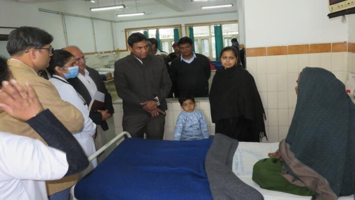 Health Secretary inspected various hospitals