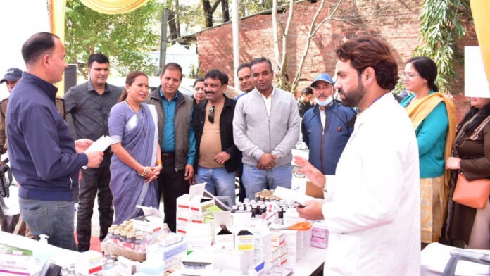 Free health camp organized at Press Club