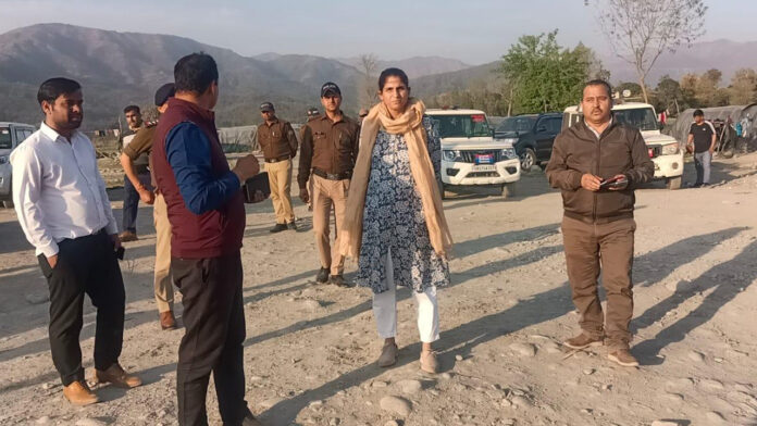 DM inspected various sites on complaints of illegal plotting