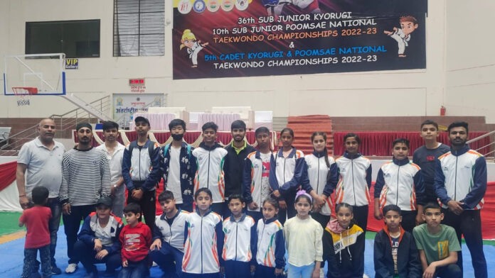 players of uttarakhand taekwondo