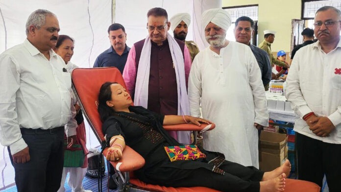 Nirankari Mission organized blood donation camp