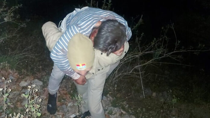 Mussoorie police saved the lives of two youths