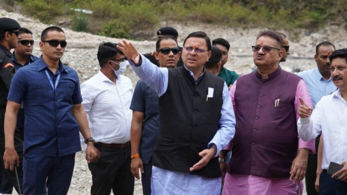 CM inspected ongoing relief works in disaster affected area