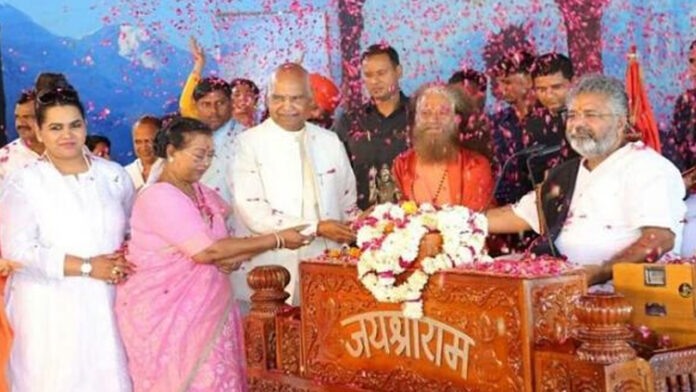 India is incomplete without Mother Ganga and Shriram: Ramnath Kovind