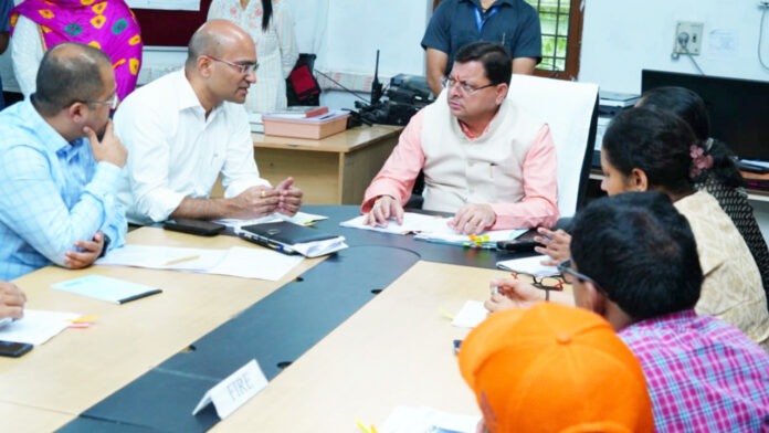 CM Dhami took stock of excessive rains in state