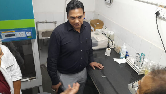 Health Secretary inspected hospitals