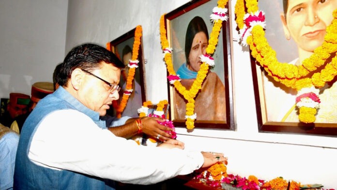 CM Dhami pays tribute to martyred state agitators