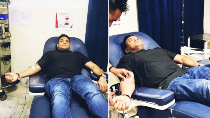 Health Secretary sets a new example by donating blood