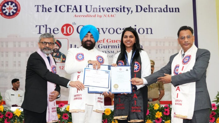 Tenth convocation ceremony of ICFAI University held