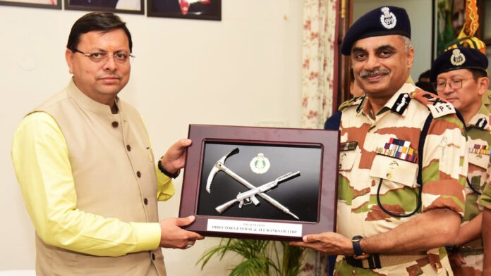Director General of ITBP met CM Dhami