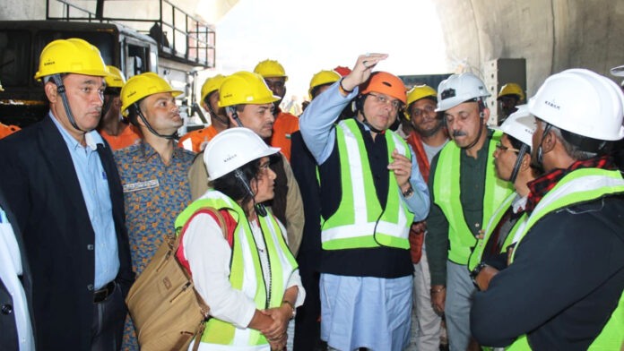 CM Dhami conducted on-site inspection of landslide incident