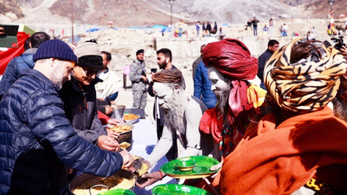 Rahul Gandhi in Kedarnath