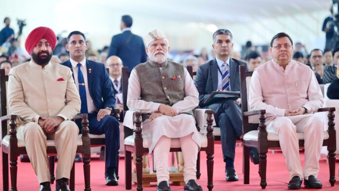 PM praised the work of Chief Minister Dhami