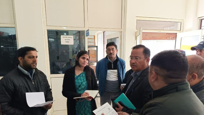 Surprise inspection of Municipal Corporation is being carried out