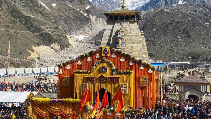 Baba Kedarnath Dham doors opened as per rituals
