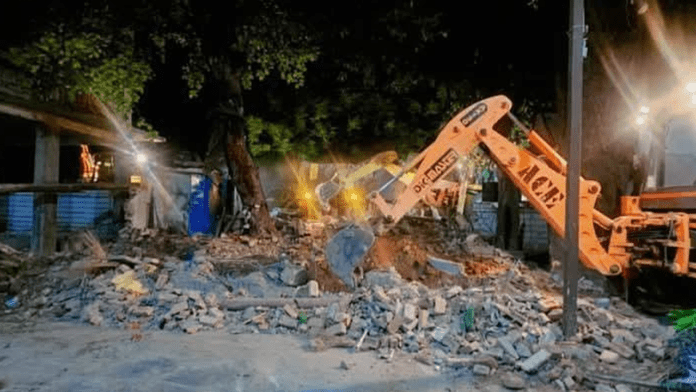 Dhami bulldozer ran on the years old tomb