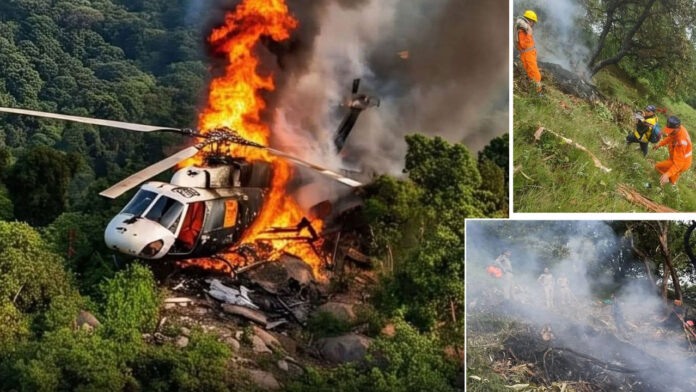 Helicopter crash on Kedarnath road