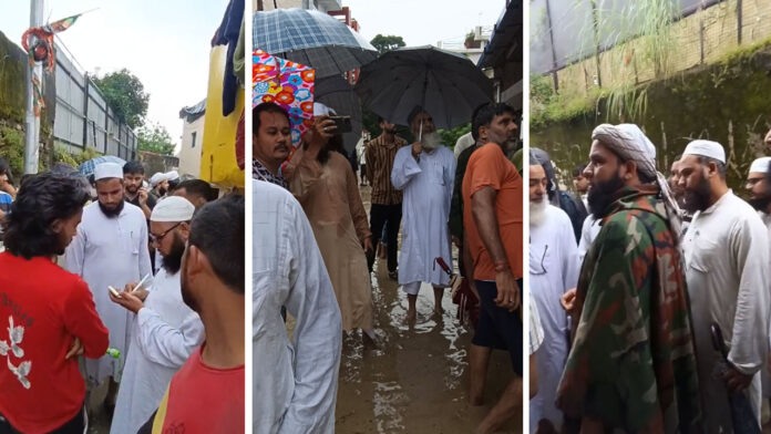 Jamiat's team reached to help the flood affected people