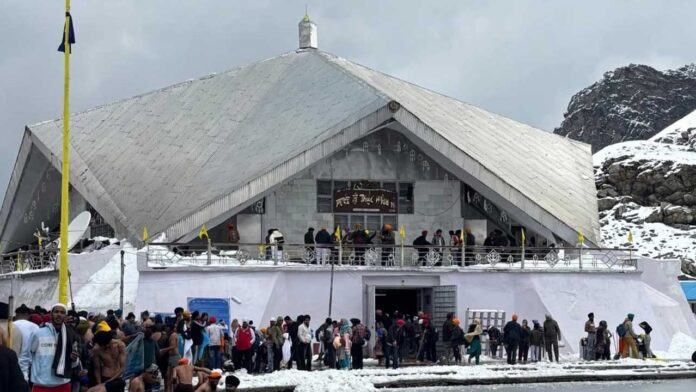The doors of Hemkund Sahib are closed for the winter