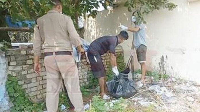 Sensation due to finding mutilated body of a youth