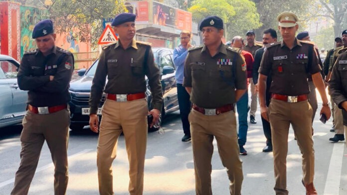 Pramendra-dobhal SSP Pramendra inspected roads that were blocked due to rallies